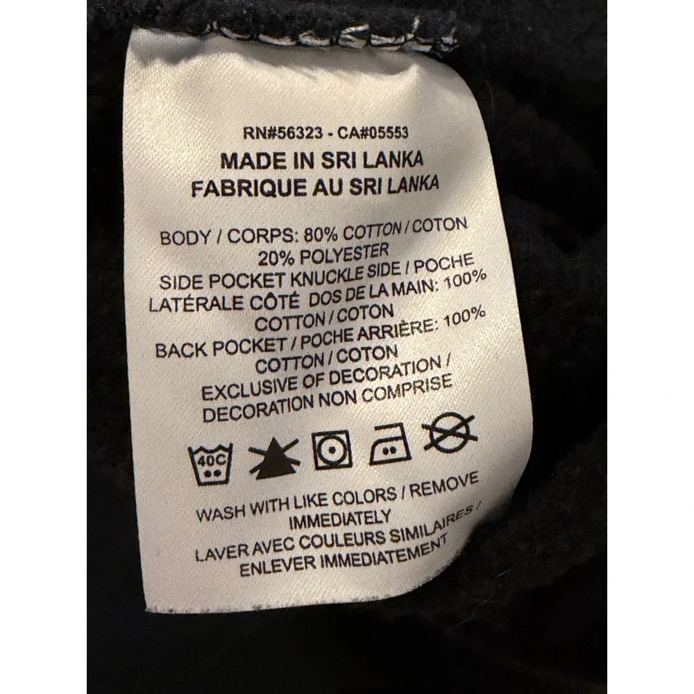 Nike Sweatpants Mens XL Black Club Fleece Joggers Sportswear Embroidered Logo - Picture 5 of 10